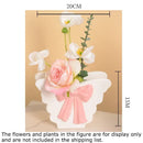 GobekUsa Butterfly Ceramic Vase for Table Decor and Flower Arrangement