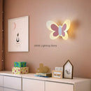 GobekUsa Butterfly LED Wall Lamp for Children's Room, Nordic Style Bedside Light