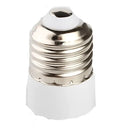 White ceramic and copper bulb socket converter living room adapter by Decorbites