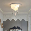 GobekUsa Bear Pendant Light: Kids Bedroom Chandelier LED Balloon Ceiling Lamp