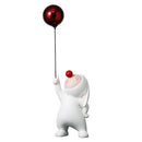 GobekUsa Balloon Rabbit Resin Ornaments, Cute Desk Figurines, Bookshelf Sculpture Craft
