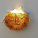 GobekUsa Bird Nest LED Wall Lamp for Children's Bedroom and Home Decor