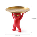GobekUsa Cat Tray Sculpture Home Decor Statues Office Table Desk Accessorie Storage