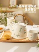GobekUsa Daisy Teapot Set: New Wedding Gift Souvenir Tea Set in Branded Gift Box
