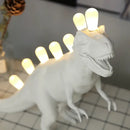 GobekUsa Dino LED Desk Lamps - Jurassic Bedroom Bronto T-Rex Resin Dinosaur Home Decor Lighting