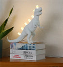 GobekUsa Dino LED Desk Lamps - Jurassic Bedroom Bronto T-Rex Resin Dinosaur Home Decor Lighting