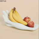 GobekUsa Hand Palm Ceramic Fruit Plate Tray Home Decor