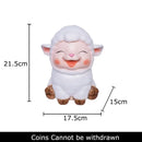 GobekUsa Little Lamb Child Savings Jar Piggy Bank Aesthetic Desk Ornament Sculpture