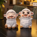 GobekUsa Little Lamb Child Savings Jar Piggy Bank Aesthetic Desk Ornament Sculpture