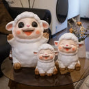 GobekUsa Little Lamb Child Savings Jar Piggy Bank Aesthetic Desk Ornament Sculpture