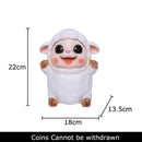 GobekUsa Little Lamb Child Savings Jar Piggy Bank Aesthetic Desk Ornament Sculpture