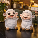 GobekUsa Little Lamb Child Savings Jar Piggy Bank Aesthetic Desk Ornament Sculpture