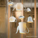 GobekUsa Ceramic LED Pendant Lights Tea Cup Teapot Hanging Lamp for Kitchen Dining Room