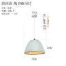 GobekUsa Ceramic LED Pendant Lights Tea Cup Teapot Hanging Lamp for Kitchen Dining Room