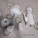 GobekUsa Ceramic LED Pendant Lights: Nordic Teapot Design for Modern Living and Kitchen.