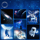GobekUsa Galaxy Starry Projector Night Light for Bedroom Decor & Kids Gift