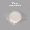 White circular disposable coffee filter papers kitchen espresso tool by Decorbites