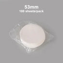 White circular disposable coffee filter papers kitchen espresso tool by Decorbites