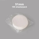 White circular disposable coffee filter papers kitchen espresso tool by Decorbites