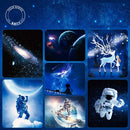GobekUsa Galaxy Starry Night Light Projector for Bedroom Decor & Kids Gift