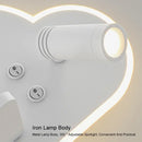 GobekUsa LED Bed Lamp with Wireless Phone Charging and USB, Multi-Function Wall Light