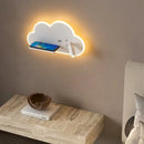 GobekUsa LED Bed Lamp with Wireless Phone Charging and USB, Multi-Function Wall Light