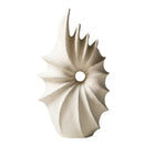 GobekUsa Conch Shape Ceramic Vase for Artificial Flower Arrangements