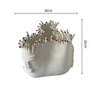 GobekUsa Coral Shapes Flower Pot Vase Ceramic Handicraft Home Decoration