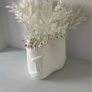 GobekUsa Coral Shapes Flower Pot Vase Ceramic Handicraft Home Decoration