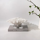 GobekUsa Coral Tree Resin Handicrafts with Crystal Base for Home Decor
