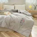 GobekUsa Cotton Soya Fibre Filling Quilted Comforter Blanket - All Seasons Luxe Bedding