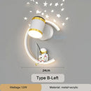 GobekUsa Astronaut Wall Lamp: Gold White Black Bedroom Decor Resin Wall Mount Light