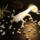 White decorbites chameleon figure resin wall lamp bedroom night light by Decorbites
