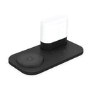 GobekUsa LED Wireless Charging Night Light with 3 Colors, USB Bedside Lamp