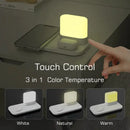 GobekUsa LED Wireless Charging Night Light with 3 Colors, USB Bedside Lamp
