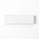 White Dust Glossy Ceramic Tiles 2 1/4x7 9/16