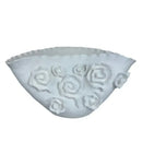 GobekUsa Embossed Rose Ceramic Flower Vase Handmade Porcelain Craft Home Decor
