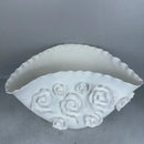 GobekUsa Embossed Rose Ceramic Flower Vase Handmade Porcelain Craft Home Decor