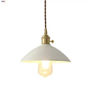 GobekUsa Ceramic Knob Switch LED Pendant Light, Nordic Modern Hang Lamp