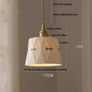 GobekUsa Ceramic Knob Switch LED Pendant Light, Nordic Modern Hang Lamp