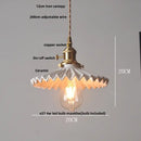GobekUsa Ceramic Knob Switch LED Pendant Light, Nordic Modern Hang Lamp
