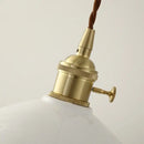 GobekUsa Ceramic Knob Switch LED Pendant Light, Nordic Modern Hang Lamp