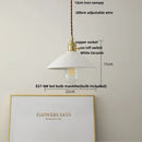 GobekUsa Ceramic Knob Switch LED Pendant Light, Nordic Modern Hang Lamp