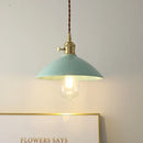GobekUsa Ceramic Knob Switch LED Pendant Light, Nordic Modern Hang Lamp