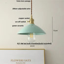 GobekUsa Ceramic Knob Switch LED Pendant Light, Nordic Modern Hang Lamp