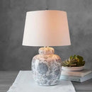 GobekUsa Ceramic Desk Lamp | Bedroom, living room Side Decoration | New Chinese Bedside Table Lamp