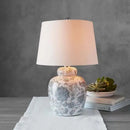 GobekUsa Ceramic Desk Lamp | Bedroom, living room Side Decoration | New Chinese Bedside Table Lamp