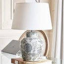 GobekUsa Ceramic Desk Lamp | Bedroom, living room Side Decoration | New Chinese Bedside Table Lamp