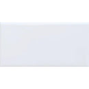 White Glazed Long Side Bullnose Colore Look Ceramic Tiles 3x6