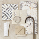 White Glossy Ceramic Accent Tiles 8x8
